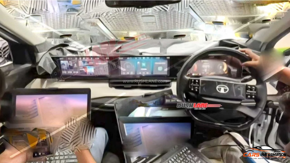 Tata Sierra Electric cabin interior dashboard design