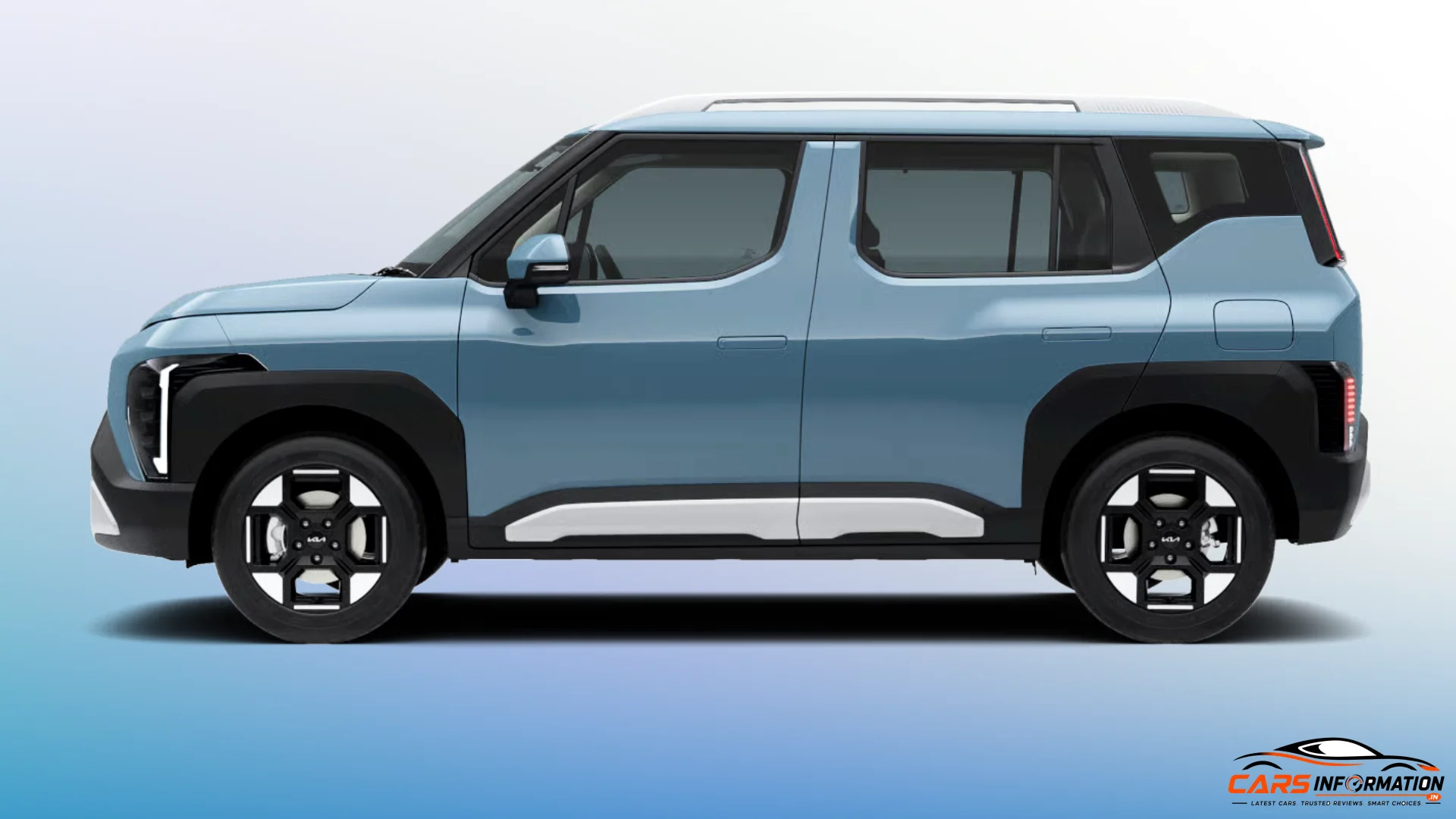 Kia Syros Electric Range Test side profile alloy wheels design