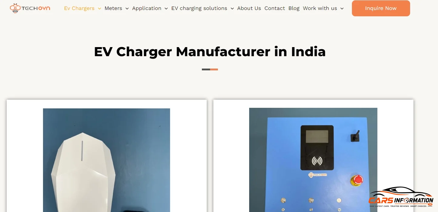 EV charger manufacturer India front profile road test