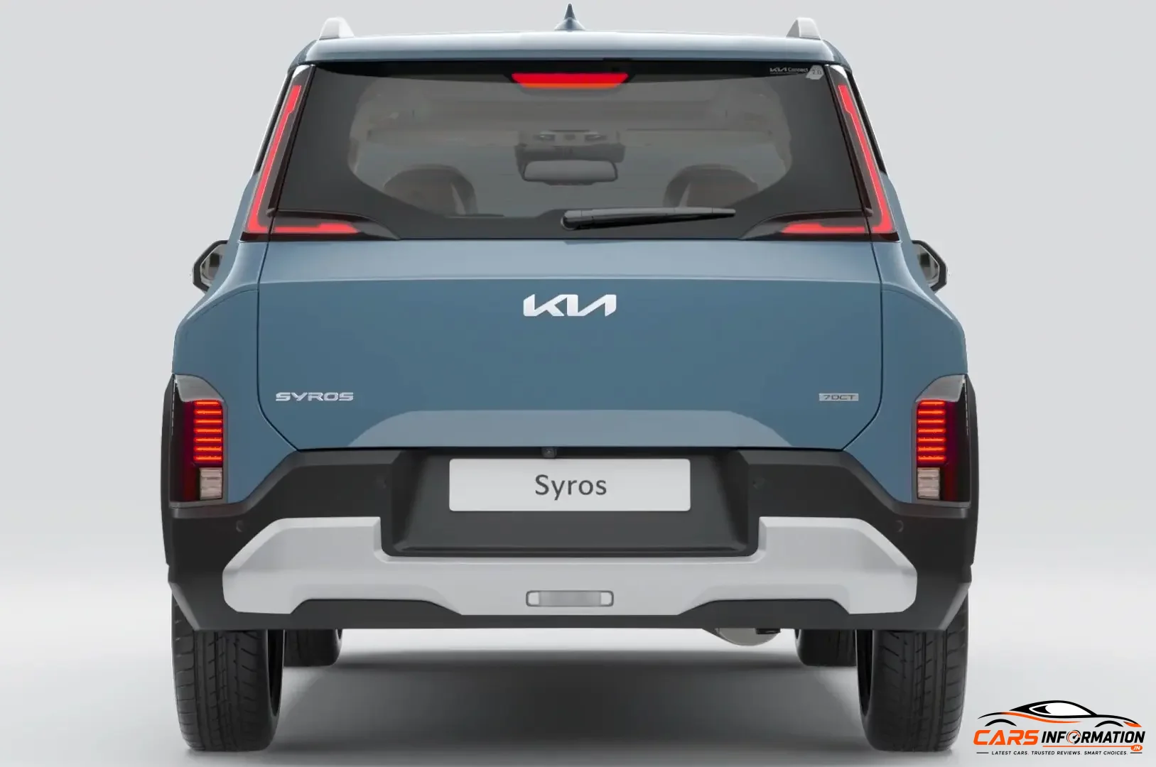Kia Syros Electric Range Test rear profile styling