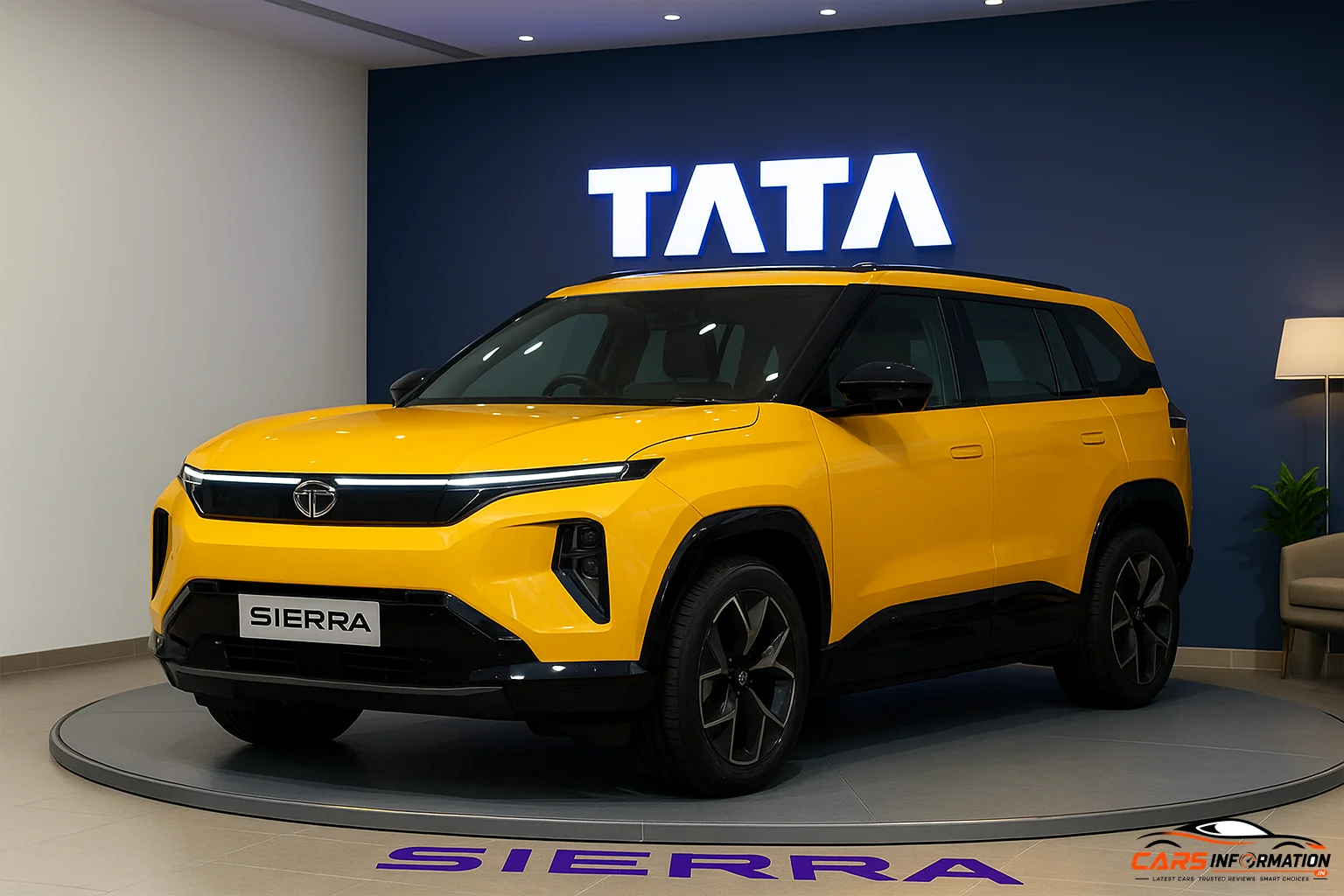 Tata Sierra Electric front profile road test