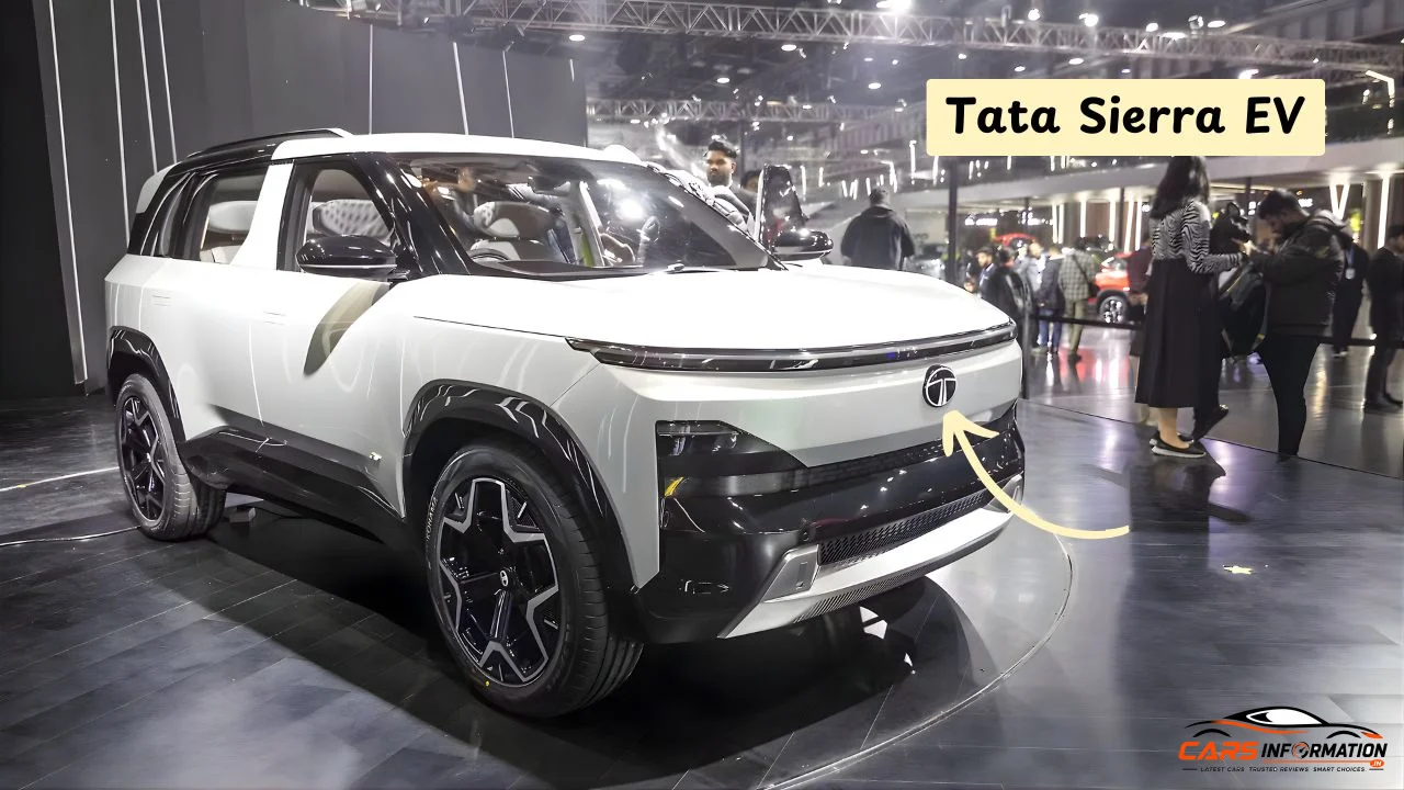 Tata Sierra Electric side profile alloy wheels design