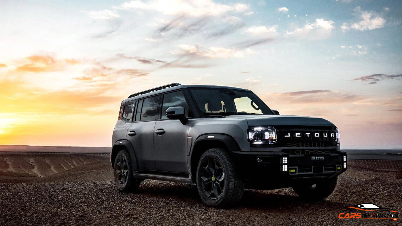 Jetour T2 off road side profile alloy wheels design
